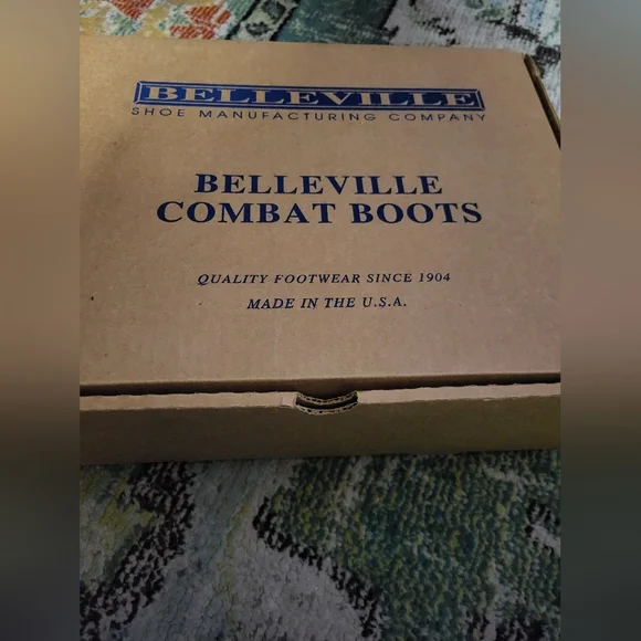 Belleville Combat Boots Hot Weather Type II Tan Suede Size 14N New with box - Picture 11 of 13